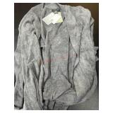 Women's Small Robe in Gray Fabric