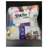 Pack of 10 Kids' Pajamas with Character Designs