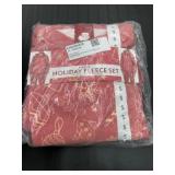 Men's Holiday Fleece Set, Size Small