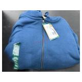 Men's 3XL Zip-Up Jacket in Blue