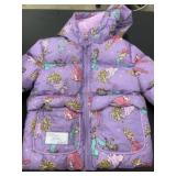 Purple Girls' Small Jacket With Character Print