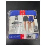 Women's High-Rise 5-inch Bike Shorts, 2-Pack
