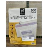 500 Count Double Window Security Envelopes