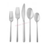 20-Piece Stainless Steel Flatware Set, Satin Finis