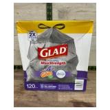 Glad ForceFlex MaxStrength 120 Trash Bags