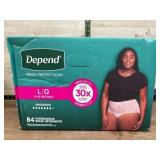 Depend Fresh Protection Underwear, 84-Count