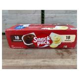 Snack Pack Pudding Cups, Chocolate and Vanilla