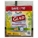 Glad ForceFlex StrengthGuard Tall Kitchen Bags, 16