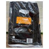 Package of 10 White Table Covers, 54x108 In.