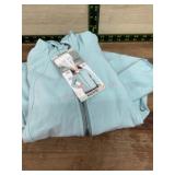 Light Blue Full-Zip Jacket in Size XS