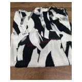 Black and White Patterned Dress, Size XS