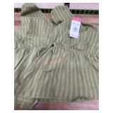 Green Textured Knit Shirt, Size XL