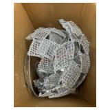 Pre-Lit Stacked Ornament Decor Metallic
