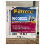 3M Filtrete 1600 Ultra Allergen 12x12x1 Filters, 4