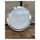 Round Ceiling Light with Frosted Glass Shade