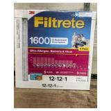 3M Filtrete 1600 Allergen Air Filters, 12x12x1, 4