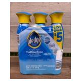 Pledge Multisurface Cleaner, 3-Pack