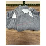 2-Piece Grey Knit Pullover and Pants Set
