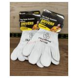 Two Pairs Tillman Goatskin Driver Gloves