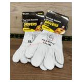 Two Pairs Tillman 1415M Goatskin Driver Gloves