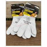 2 Pairs of Tillman Goatskin Driver Gloves