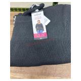 Black Pearl-Trim Sweater, Size 5X