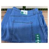 Nine West Wide Leg Denim Pants, Size 18