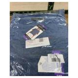Rafaella Linen Blend Top, Size 2XL