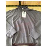 Quarter-Zip Pullover in Sandwash Fabric