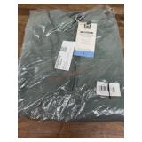 Quarter-Zip Pullover in Green, Size Large
