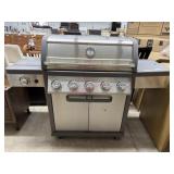 Heavily used pro series five burner grill