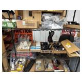 Rack of miscellaneous Loweï¿½s overstock. Rack not