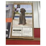 Doodle dog statue