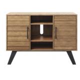 Zeena casual oak console table
