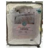King white feather & down comforter