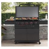 Pro Series 5-Burner  Gas Griddle w/ Cover