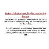 Pickup Information