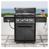 Pro Series 4-Burner Gas Grill with Thermostatic