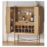 Moberly Bar Cabinet with Wine Rack Storage