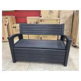 Keter Hudson Plastic Storage Bench