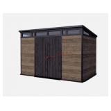 Signature 11x7 Storage Shed - Walnut Brown MSRP