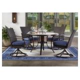 Heritage Round Dining Set with Sunbrella Fabric,