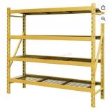 4 Shelf Industrial Storage Rack, 77" W x 24" D x
