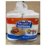 Hefty Supreme 8.875-Inch Lunch Plates, 250 Count