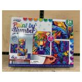 Artskills Paint by Number Kit with 3 Canvases
