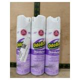 Three Odor-Eliminating Disinfectant Sprays