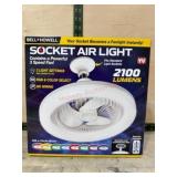 Bell + Howell Socket Air Light With Fan