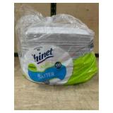 Pack of 100 Disposable Oval Platters