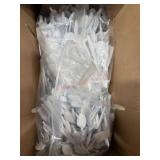 Bulk Lot of Disposable White Cutlery