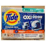 Tide Ultra Oxi Power Pods, 72-Count